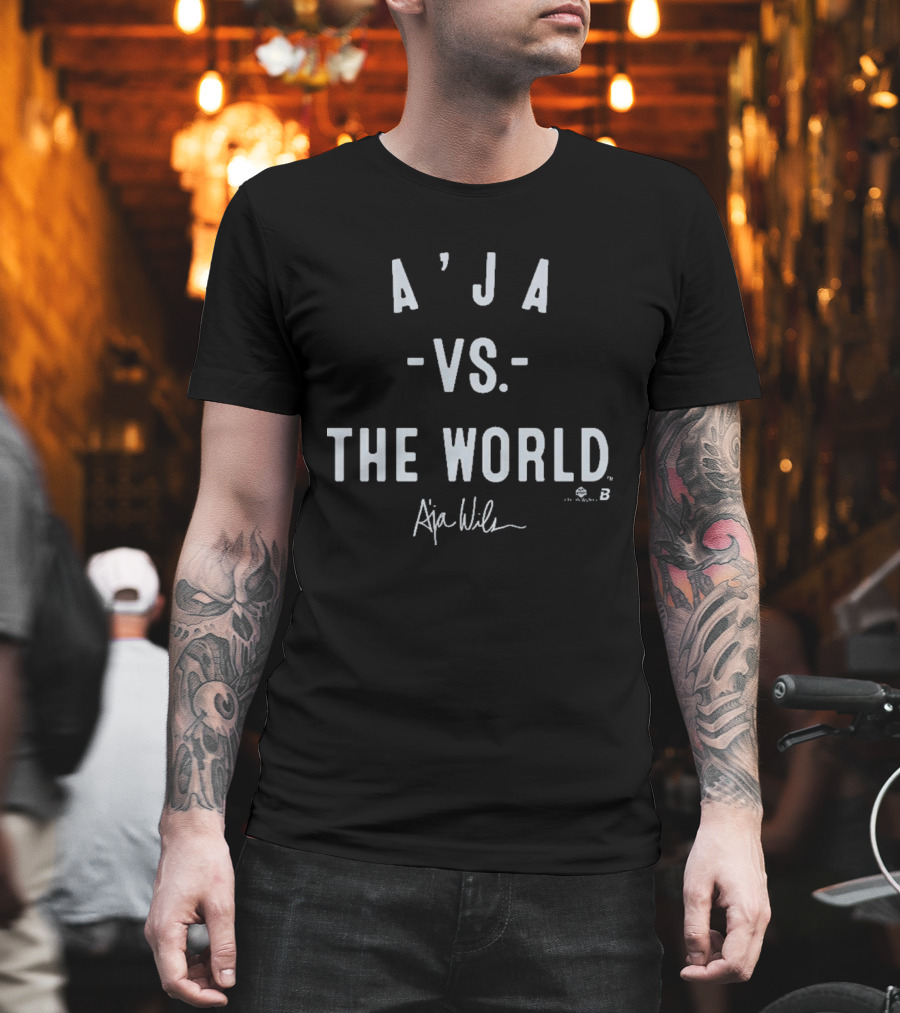 A'ja Wilson Vs The World A'ja Wilson Signature T-Shirt