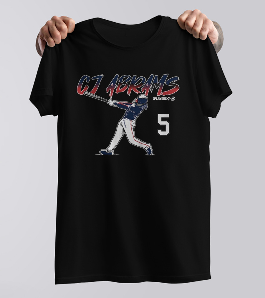 CJ Abrams Baseball Swing Number 5 T-Shirt