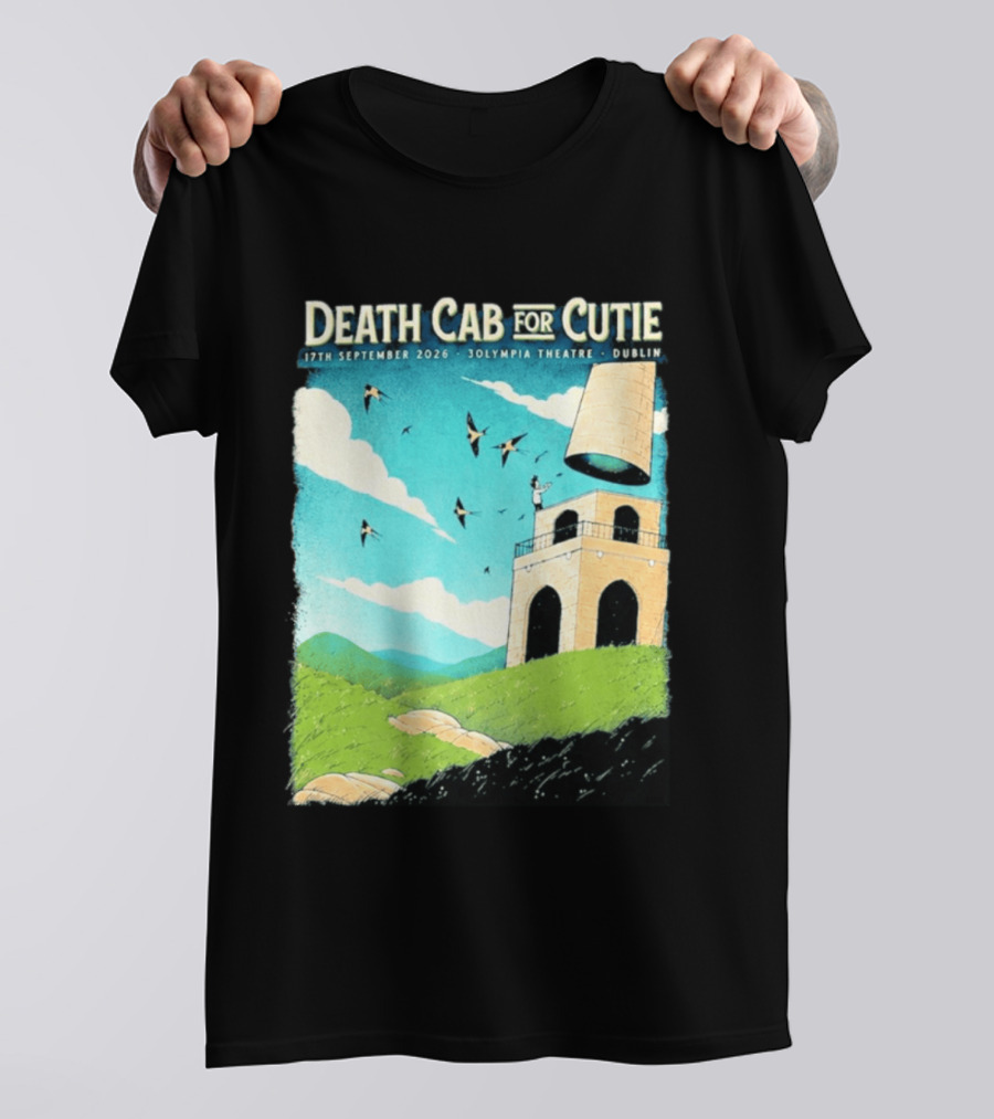 Death Cab For Cutie Olympia Theatre Dublin 17th September 2026 T-Shirt