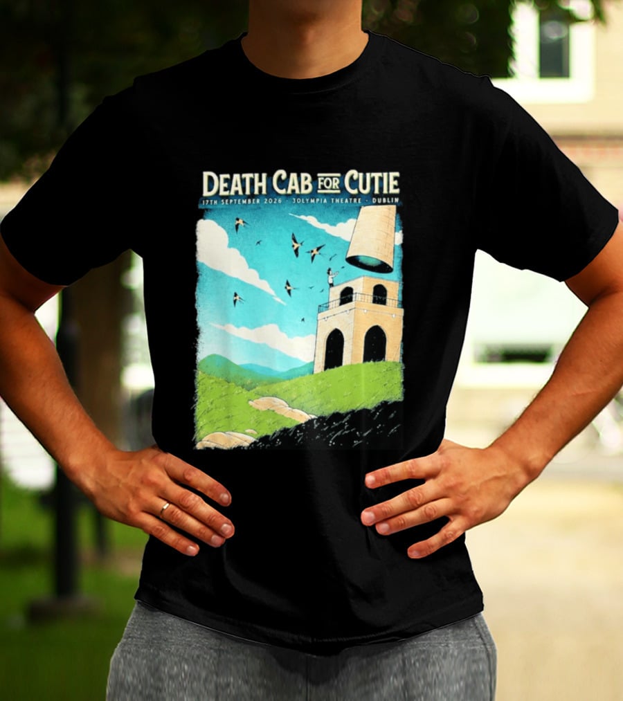 Death Cab For Cutie Olympia Theatre Dublin 17th September 2026 T-Shirt