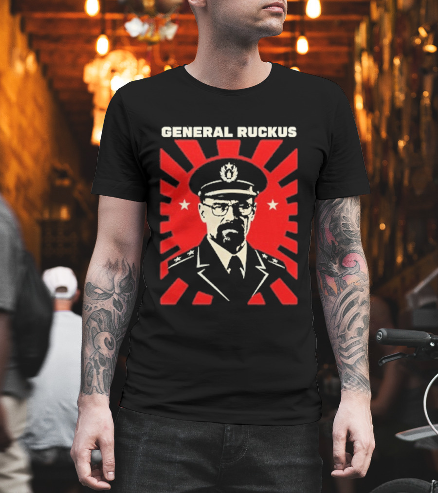 General Ruckus Walter White Red Star Uniform T-Shirt