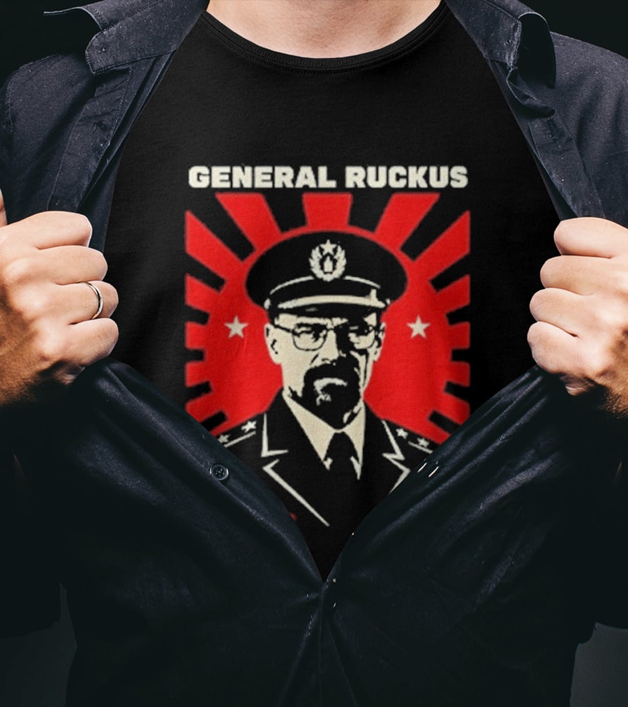 General Ruckus Walter White Red Star Uniform T-Shirt