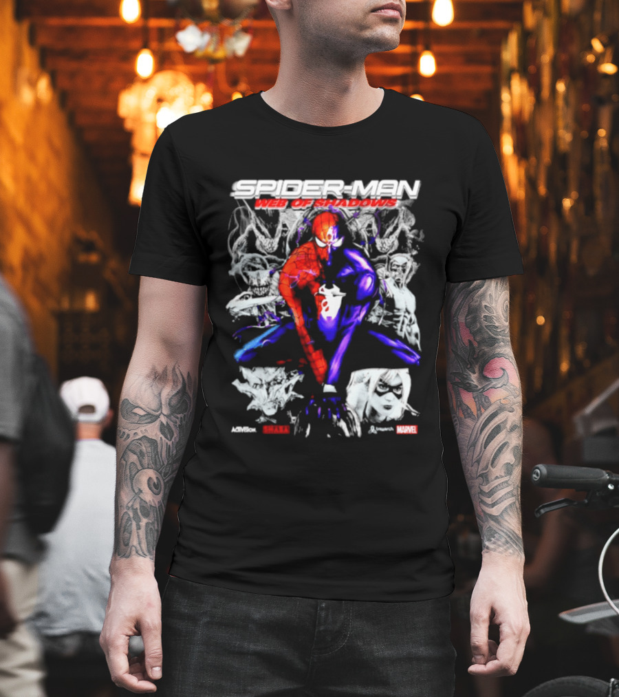 Spider Man Web Of Shadows Marvel Shaba Game T-Shirt