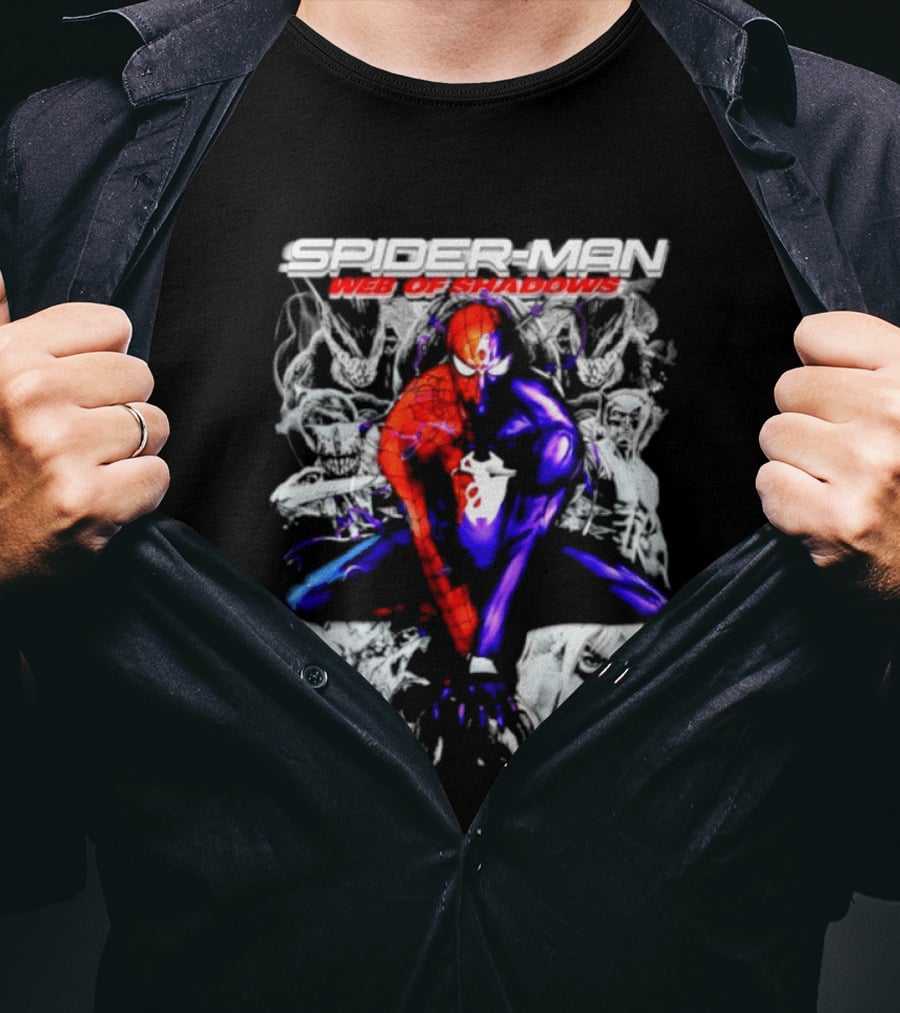 Spider Man Web Of Shadows Marvel Shaba Game T-Shirt