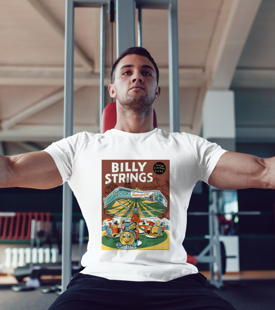 Billy Strings Denver Colorado Event Ball Arena September 18 19 2026 The Paramount Theatre T-Shirt