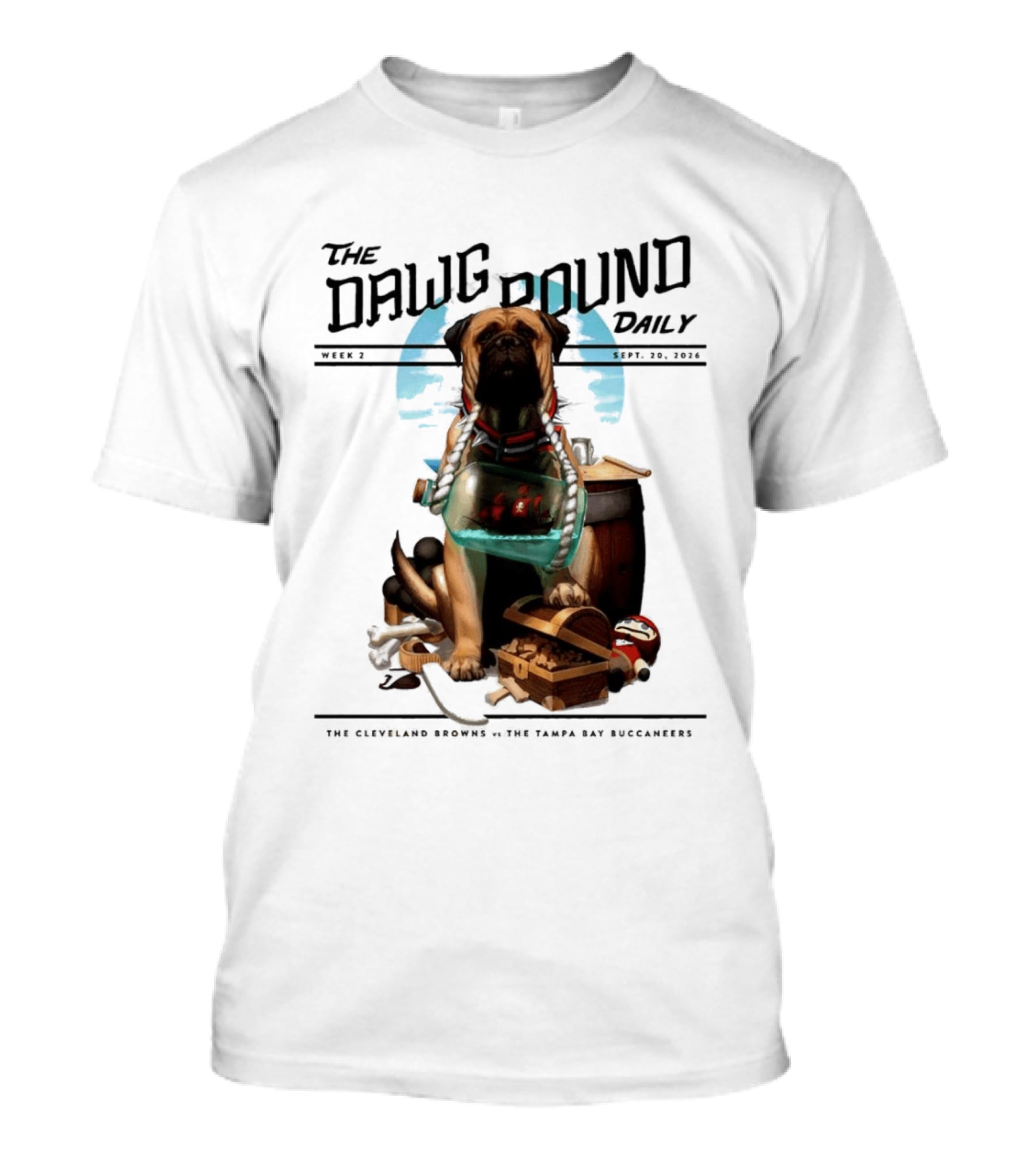 The Dawg Pound Daily Cleveland Browns Vs Tampa Bay Buccaneers Sept 2023 T-Shirt
