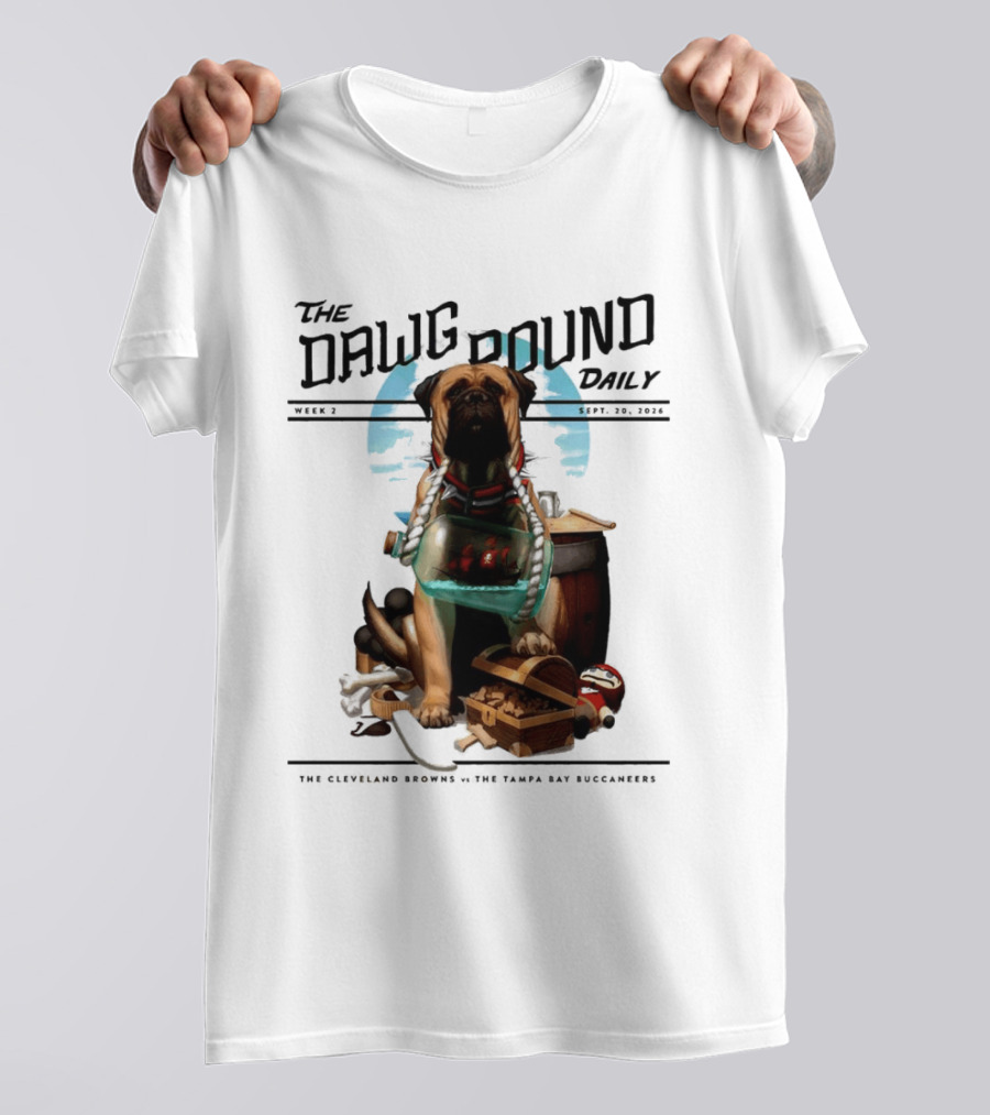 The Dawg Pound Daily Cleveland Browns Vs Tampa Bay Buccaneers Sept 2023 T-Shirt
