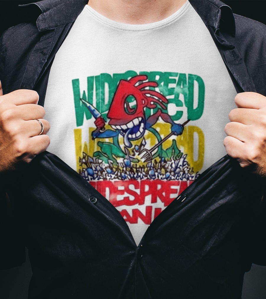 Widespread Panic Wilmington NC Kaiju Note Eater T-Shirt