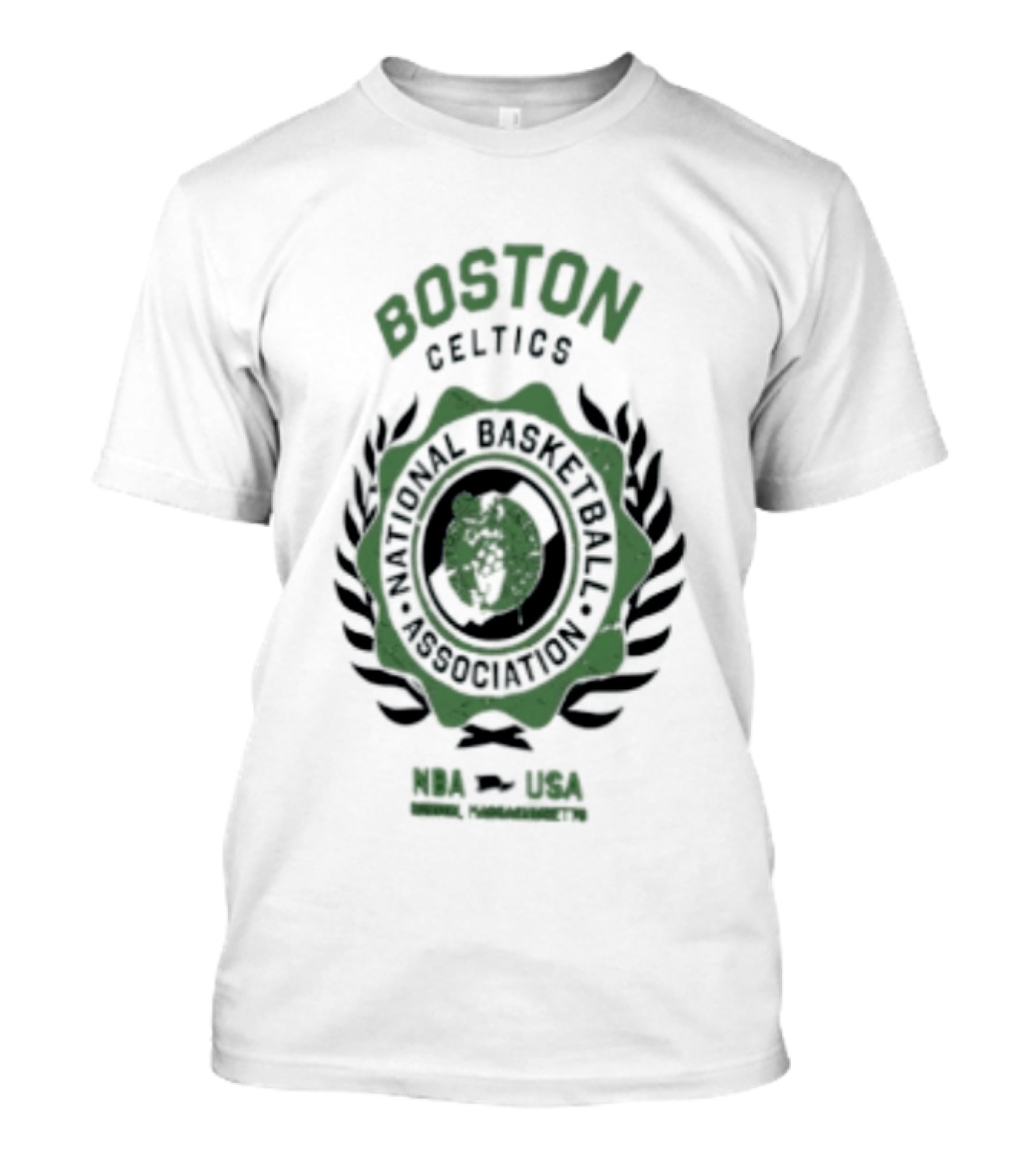 Boston Celtics NBA USA Laurel Crest 2026 T-Shirt