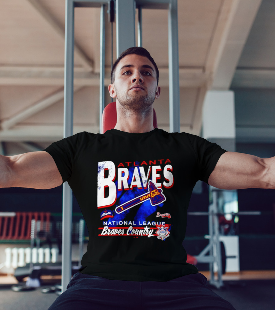Atlanta Braves National League Braves Country Vintage Tomahawk Iconic Team Spirit T-Shirt