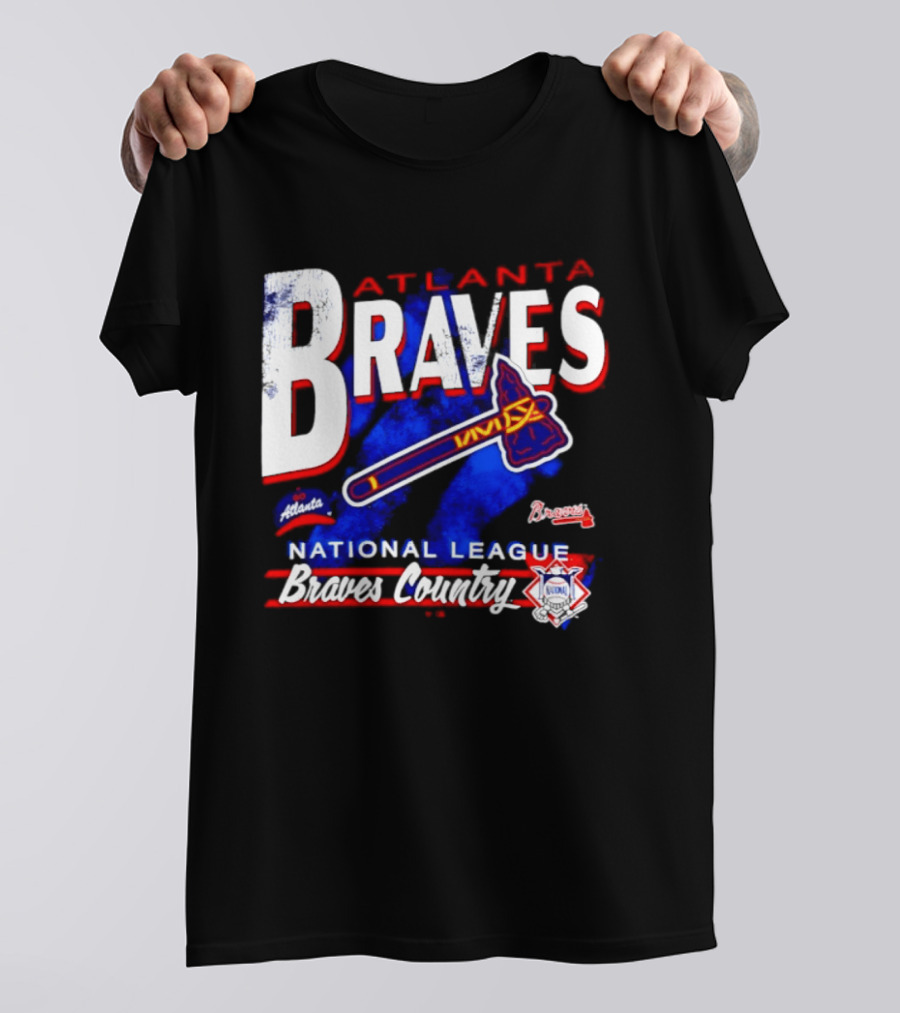 Atlanta Braves National League Braves Country Vintage Tomahawk Iconic Team Spirit T-Shirt