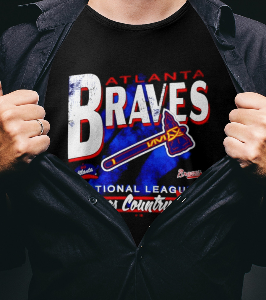 Atlanta Braves National League Braves Country Vintage Tomahawk Iconic Team Spirit T-Shirt