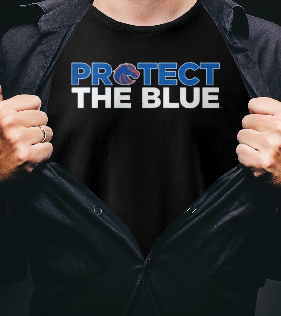Boise State Broncos Football Protect The Blue T-Shirt
