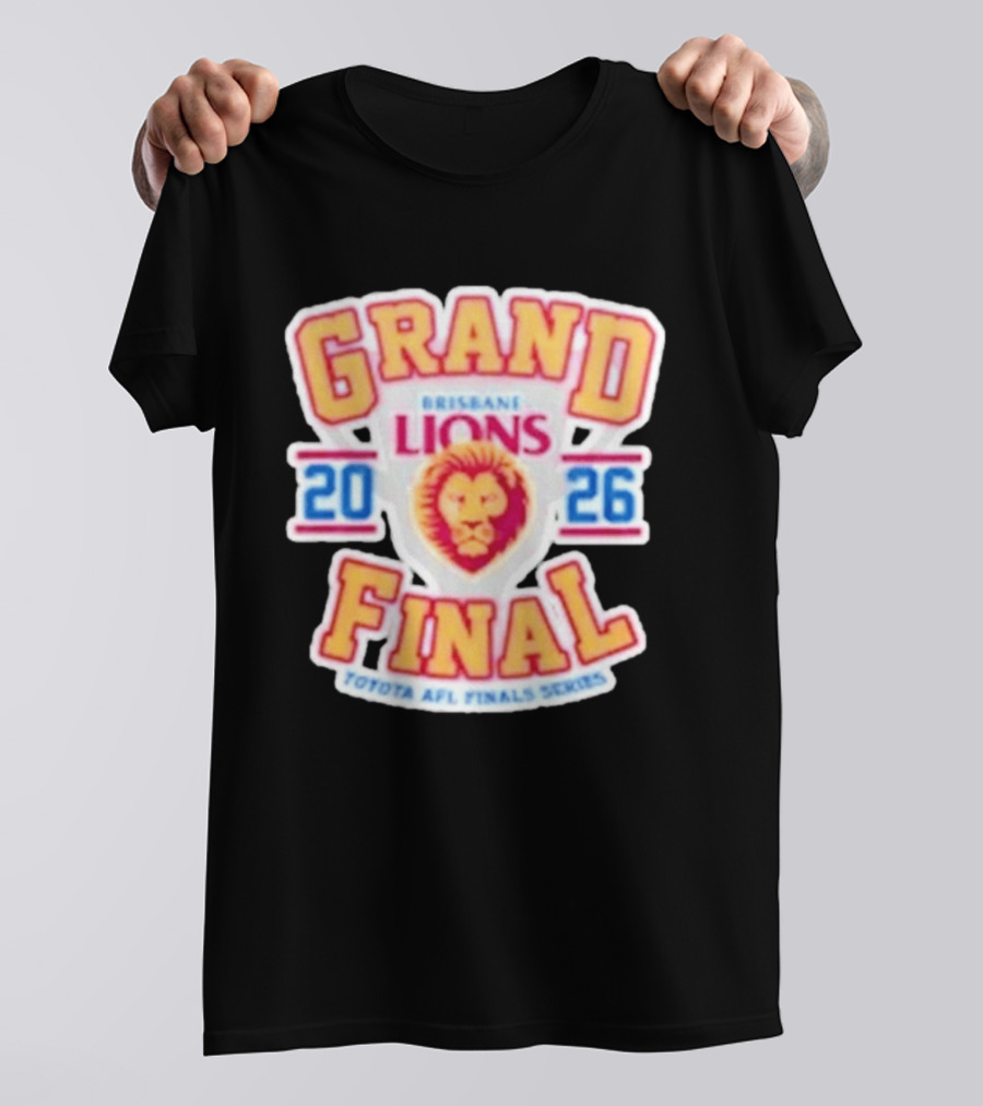 Brisbane Lions 2026 Grand Final Toyota AFL Finals Series T-Shirt