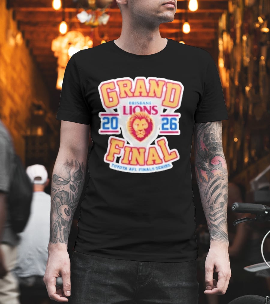 Brisbane Lions 2026 Grand Final Toyota AFL Finals Series T-Shirt