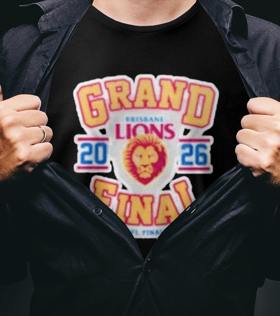 Brisbane Lions 2026 Grand Final Toyota AFL Finals Series T-Shirt