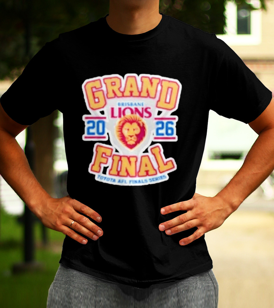Brisbane Lions 2026 Grand Final Toyota AFL Finals Series T-Shirt