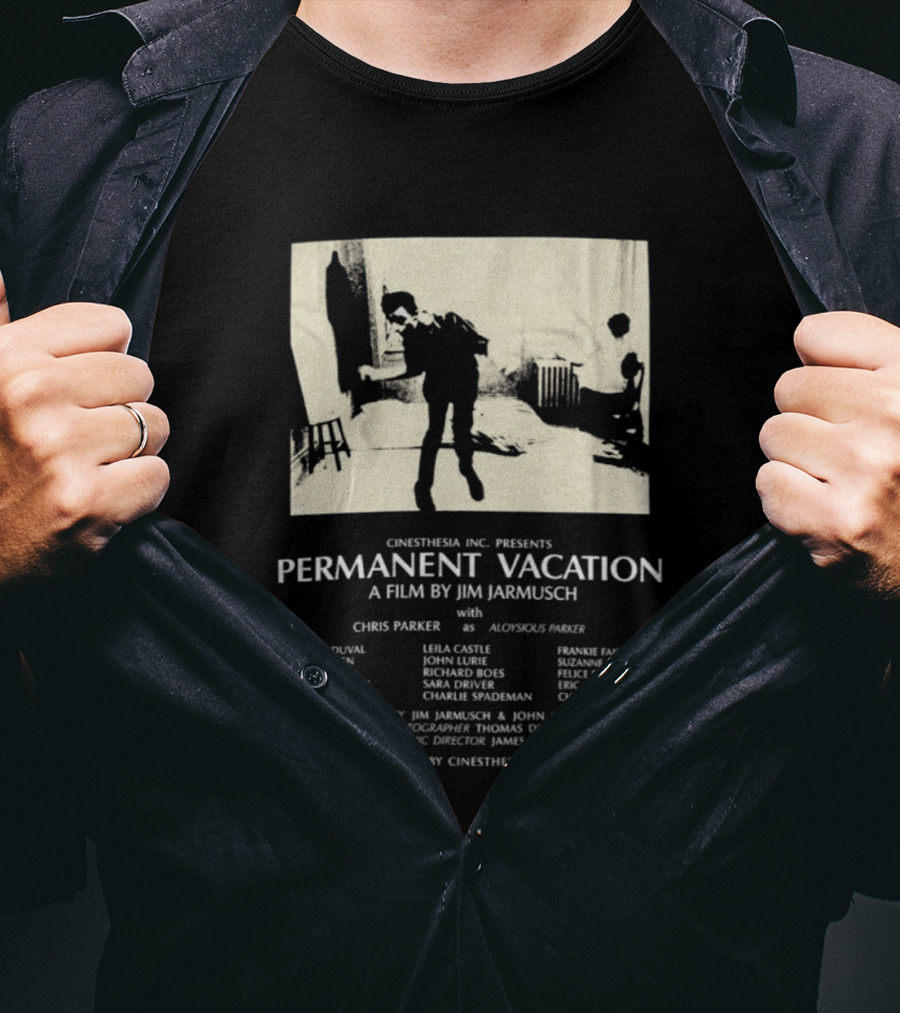 BTS Suga Min Yoongi Chris Parker Jim Jarmusch Permanent Vacation Film T-Shirt