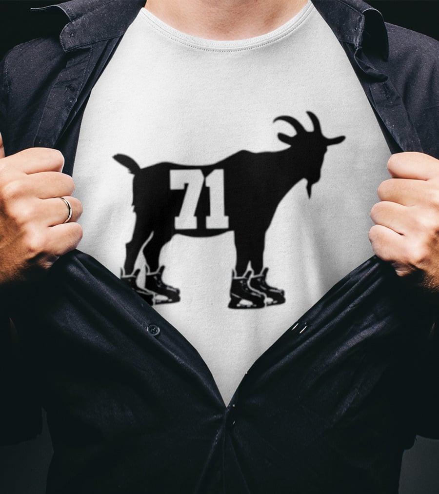 Macklin Celebrini San Jose Sharks GOAT 71 T-Shirt