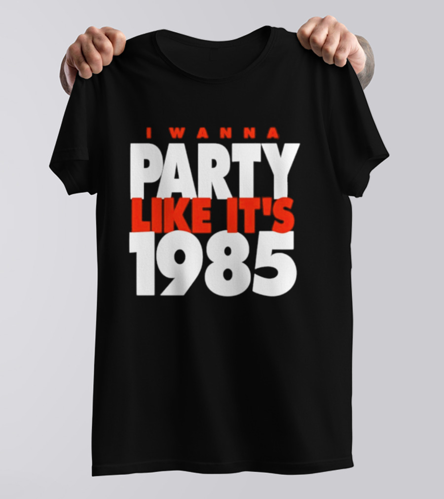 Chicago Bears I Wanna Party Like It's 1985 Retro Nostalgia T-Shirt