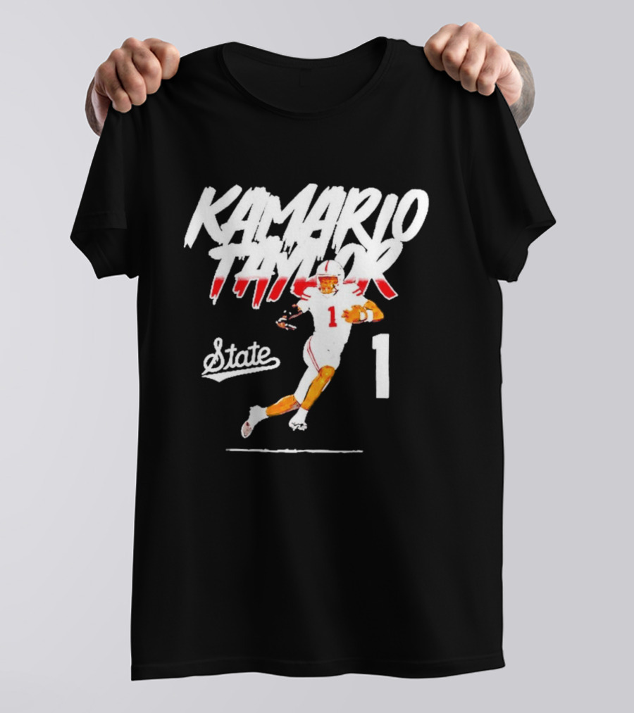 Kamario Taylor State 1 Football Player Bootleg T-Shirt