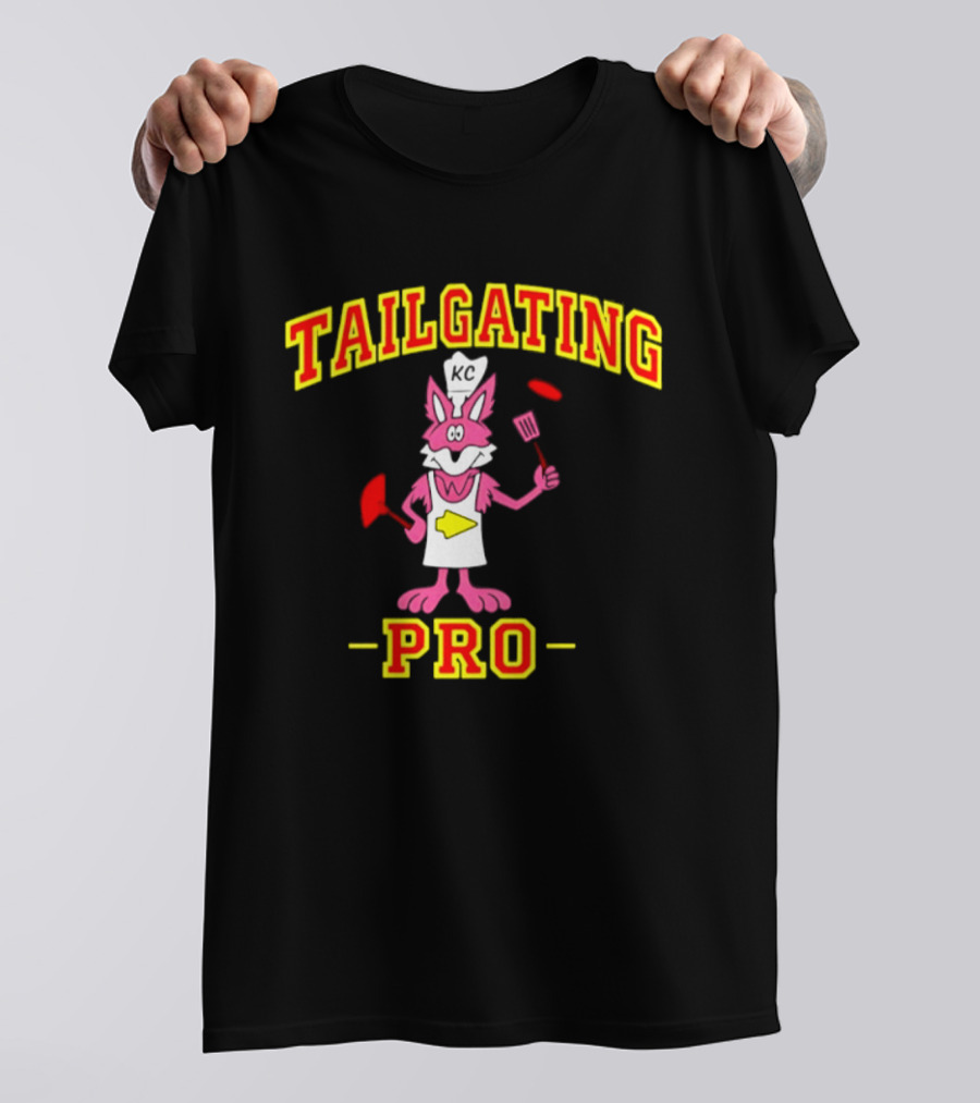 Kansas City Chiefs Tailgating Pro Cartoon Chef Fox T-Shirt