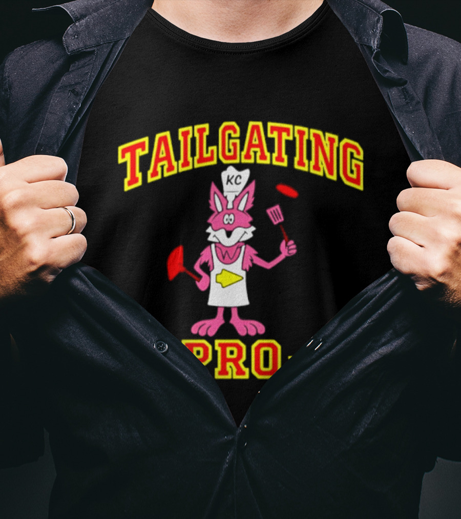 Kansas City Chiefs Tailgating Pro Cartoon Chef Fox T-Shirt