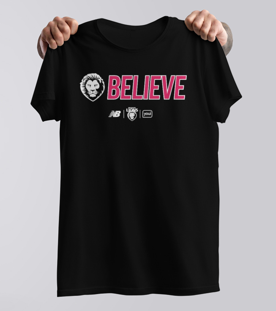 New Balance Lions BELIEVE 2026 Grand Finalist AFL You T-Shirt