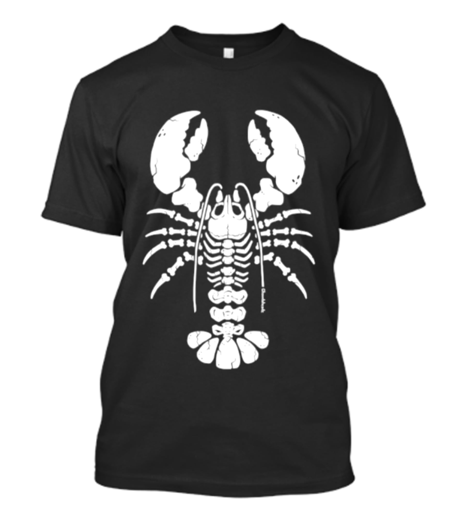 Lobstah Skeleton Halloween Lobster Bones T-Shirt