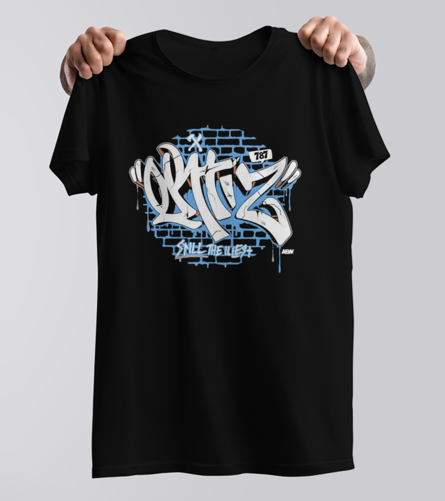 Ortiz Still The Illest Graffiti Style 787 Wall T-Shirt