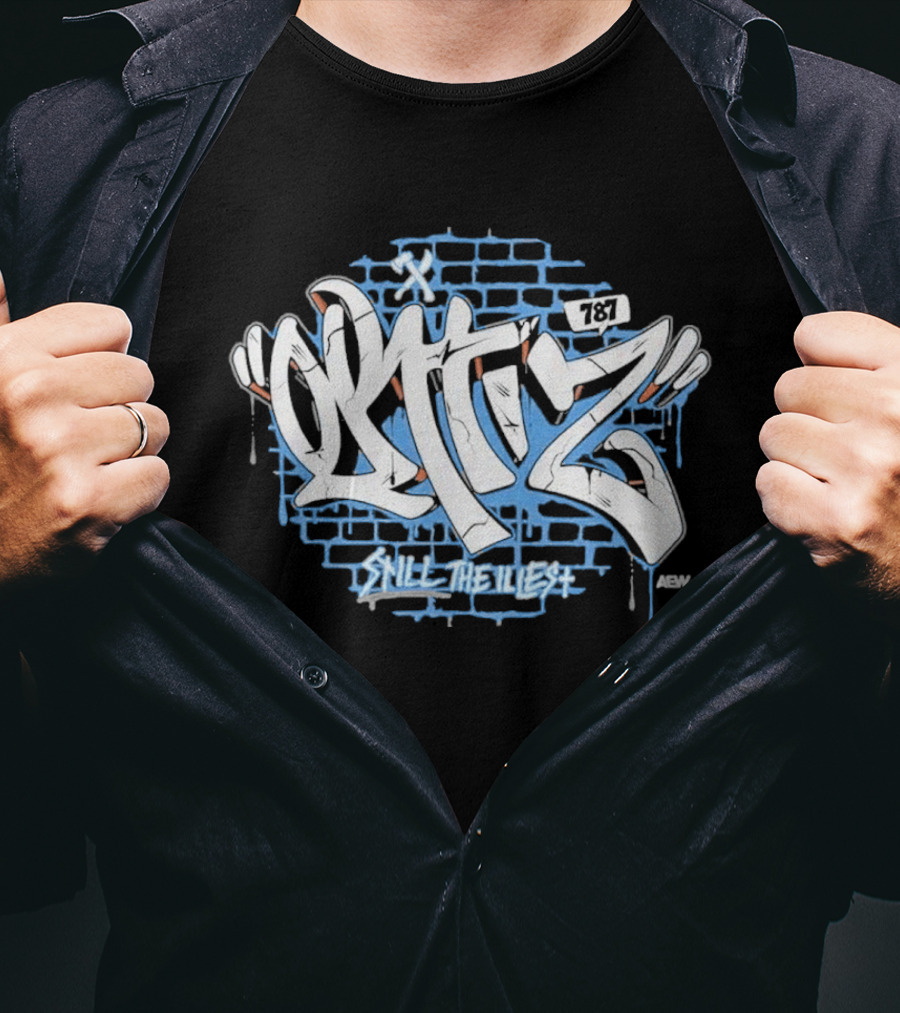 Ortiz Still The Illest Graffiti Style 787 Wall T-Shirt