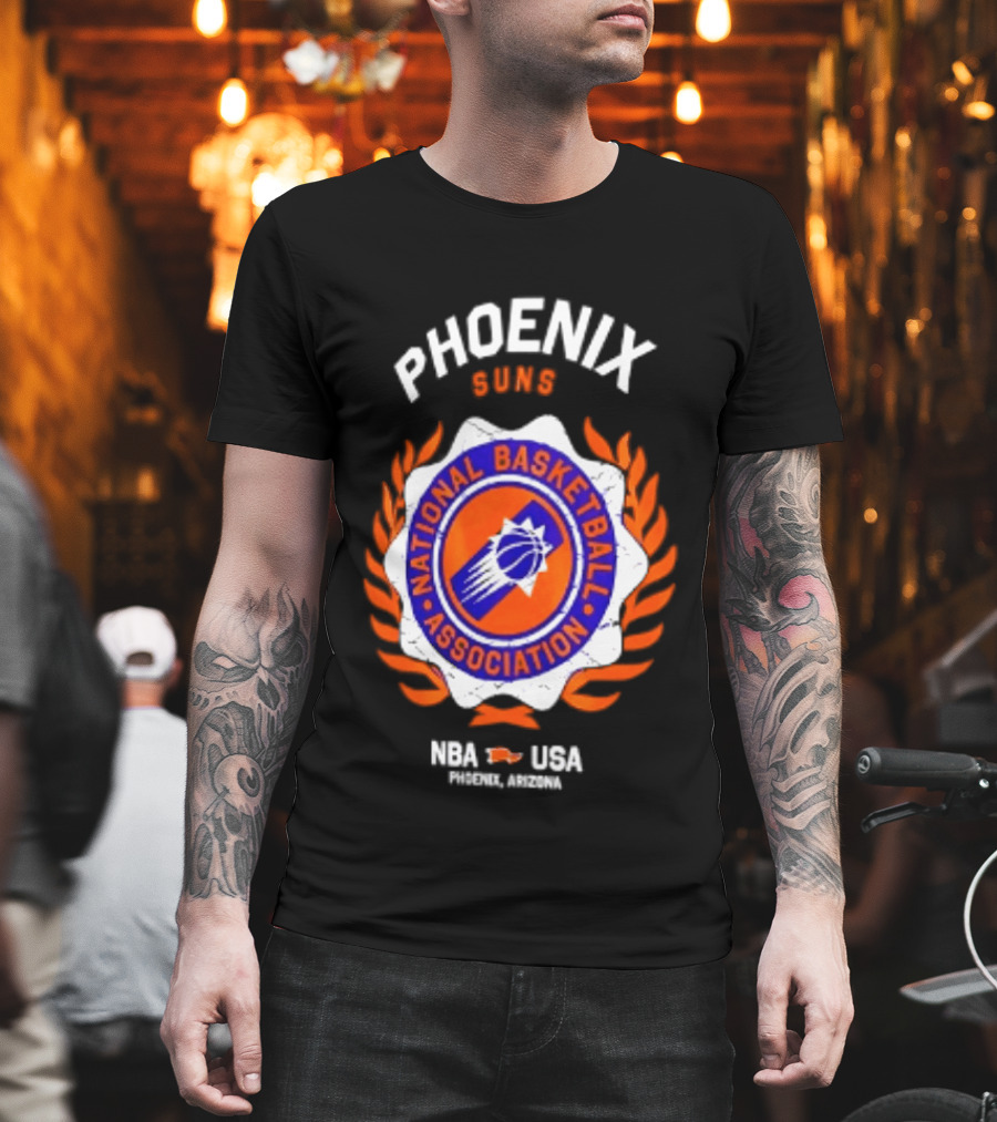 Phoenix Suns NBA National Basketball Association USA Laurel Crest 2026 T-Shirt