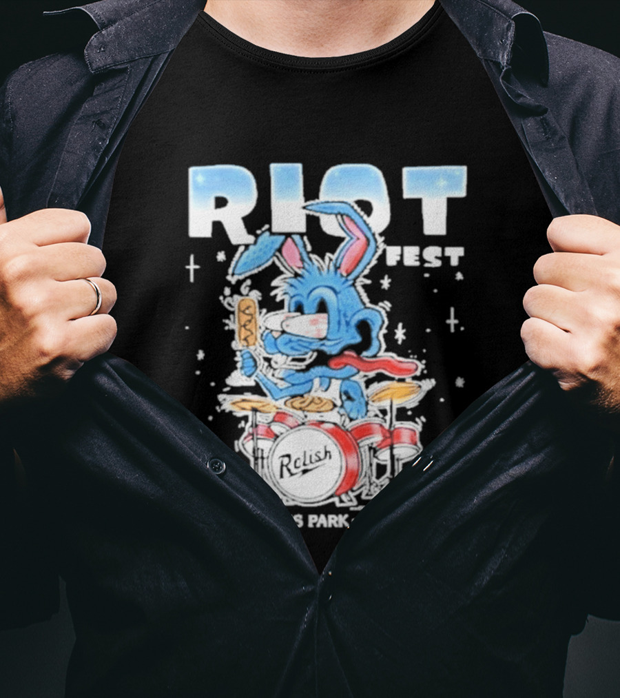 Riot Festival 2026 Douglass Park Chicago Relish Event T-Shirt