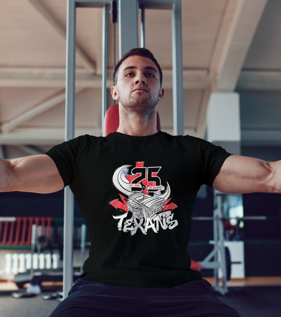Texans 25 Seasons 2026 Est. 2002 Celebration T-Shirt
