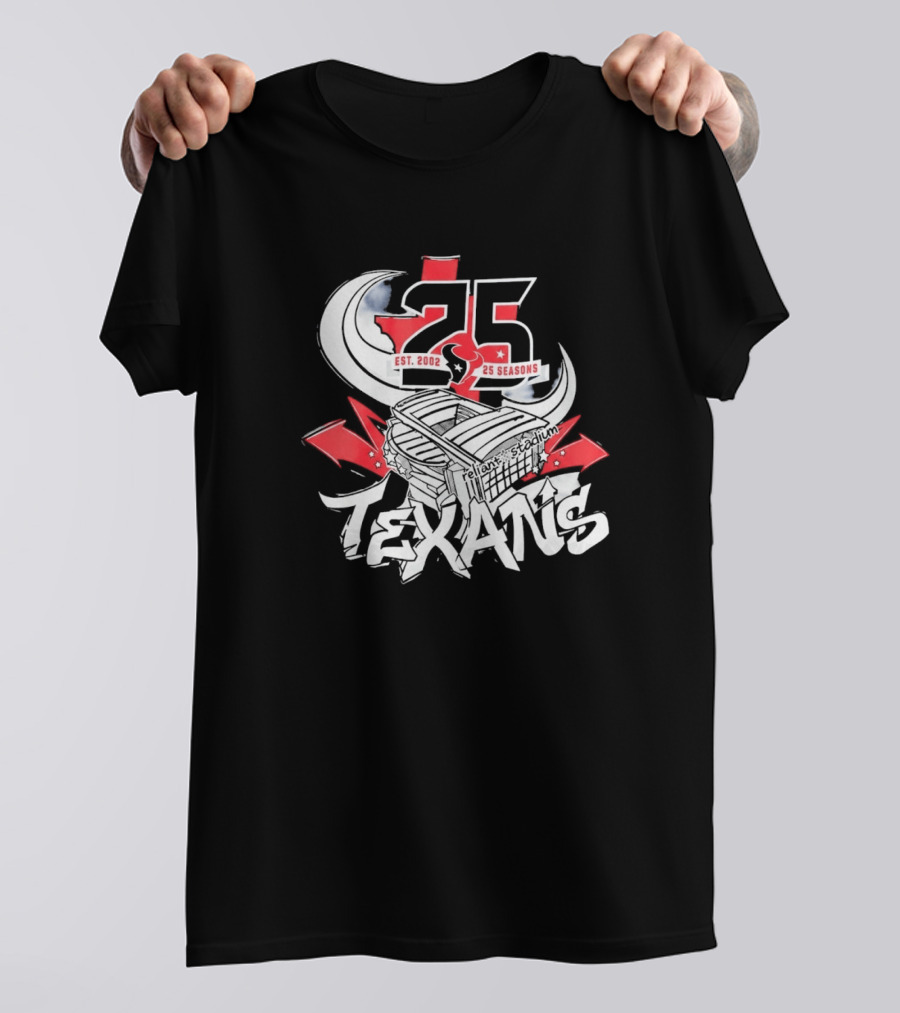 Texans 25 Seasons 2026 Est. 2002 Celebration T-Shirt