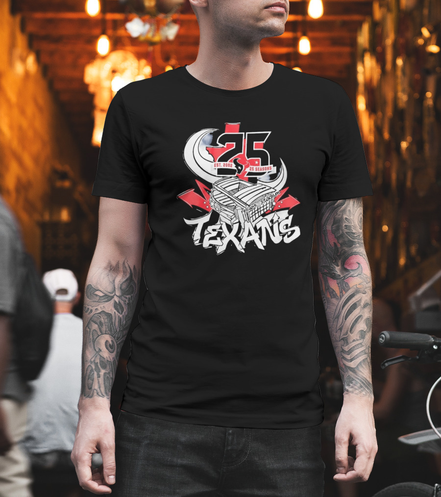 Texans 25 Seasons 2026 Est. 2002 Celebration T-Shirt