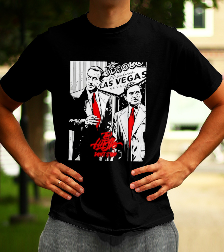Las Vegas Casino Mobsters Red Tie T-Shirt