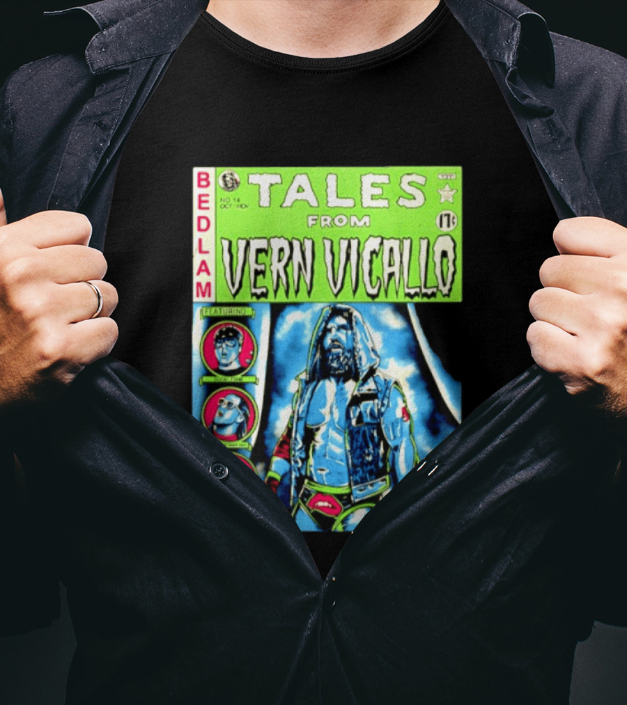Tales From Vern Vicallo Featuring Bedlam Comic No 14 T-Shirt