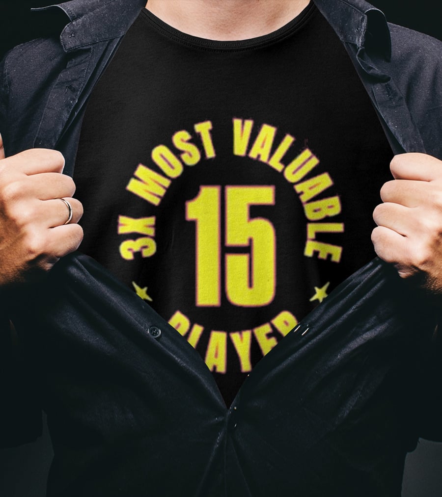 3X Most Valuable Player 15 Stars T-Shirt