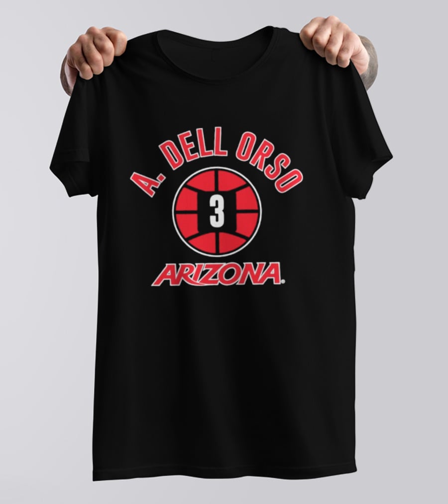 A. Dell Orso 3 Arizona Wildcats Basketball T-Shirt