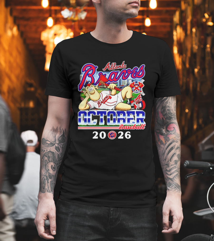 Atlanta Braves October Baseball 2026 MLB Postseason T-Shirt
