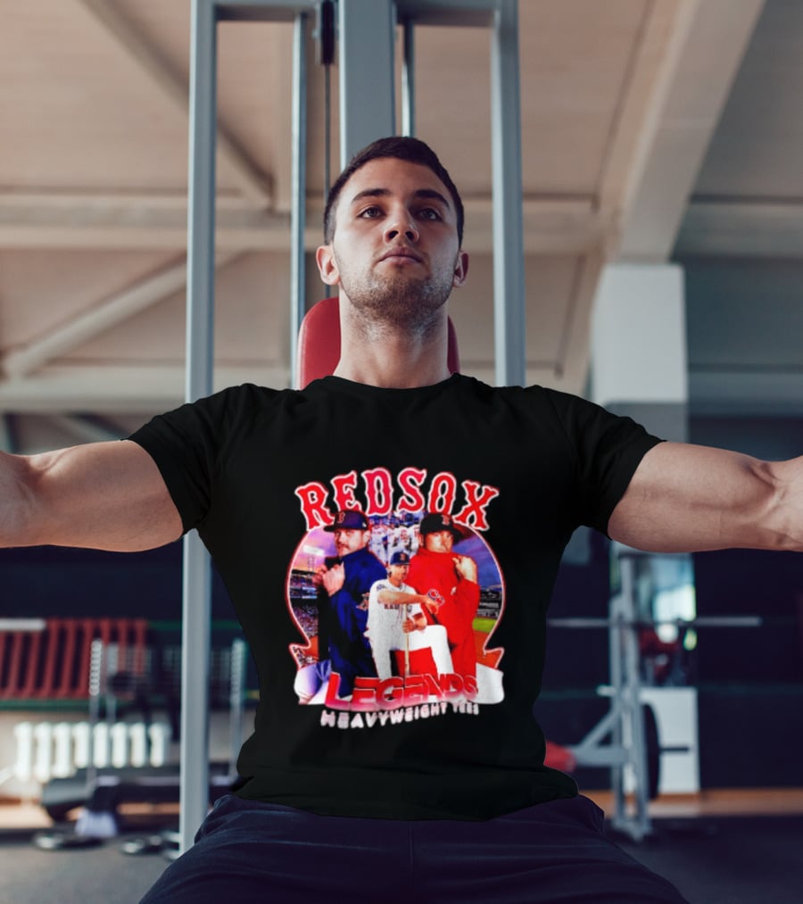 Boston Red Sox Legends Heavyweight Hits Abreu And Duran T-Shirt
