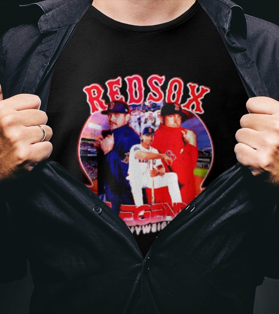 Boston Red Sox Legends Heavyweight Hits Abreu And Duran T-Shirt