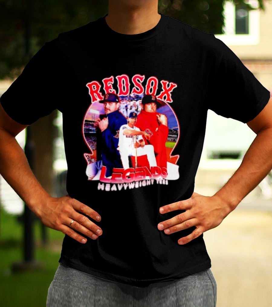 Boston Red Sox Legends Heavyweight Hits Abreu And Duran T-Shirt