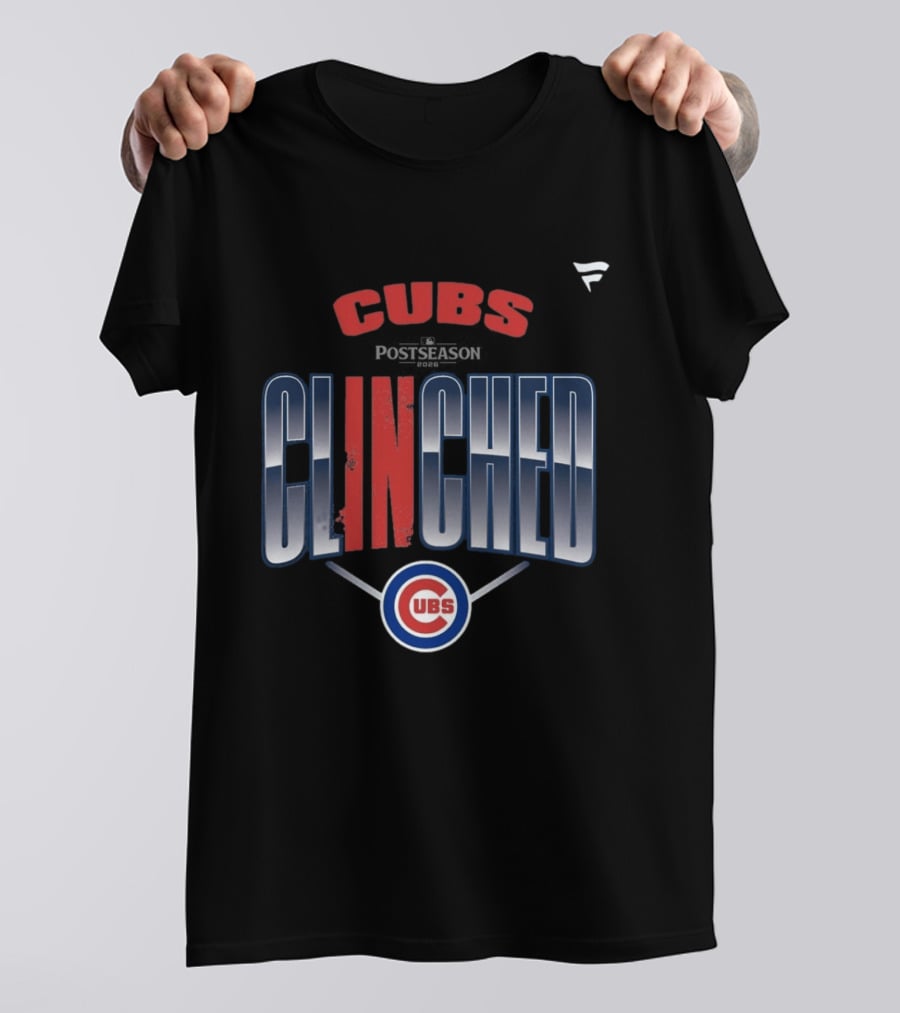 Chicago Cubs Postseason 2026 Clinched MLB T-Shirt