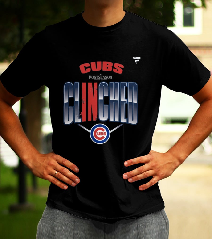 Chicago Cubs Postseason 2026 Clinched MLB T-Shirt