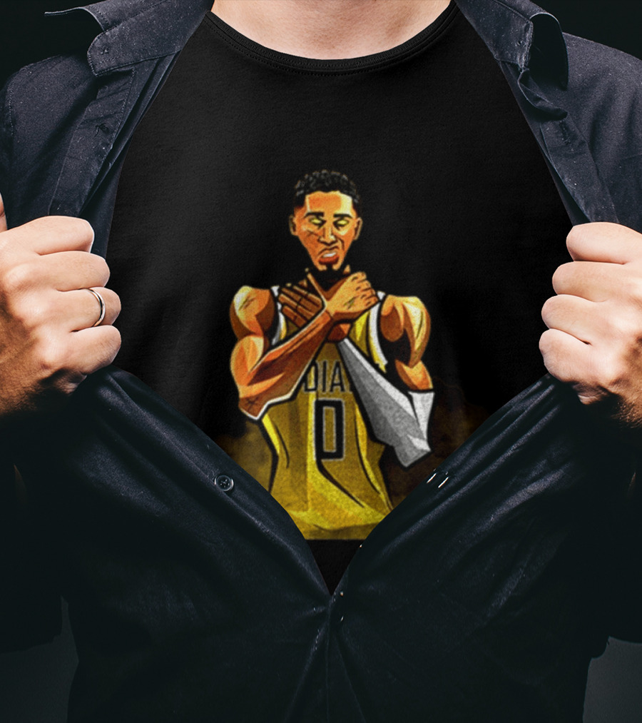 Choke 2.0 Indiana Pacers Reggie Miller Tyrese Haliburton T-Shirt
