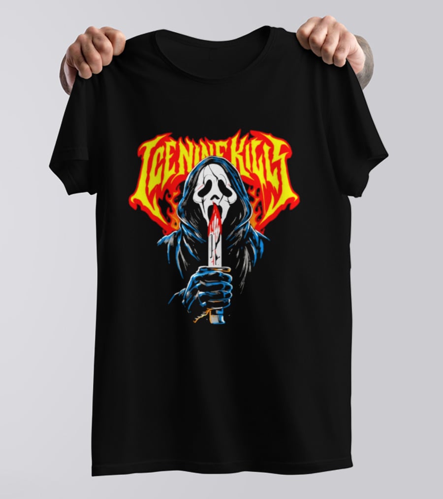 Louder Than Life 2026 Louisville Kentucky Ice Nine Kills Bloody Ghost Mask Knife T-Shirt