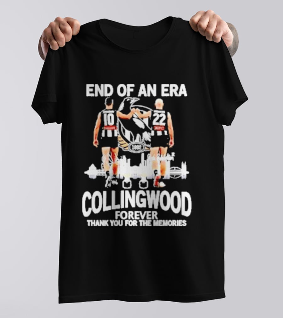 End Of An Era Collingwood Forever Thank You For The Memories T-Shirt