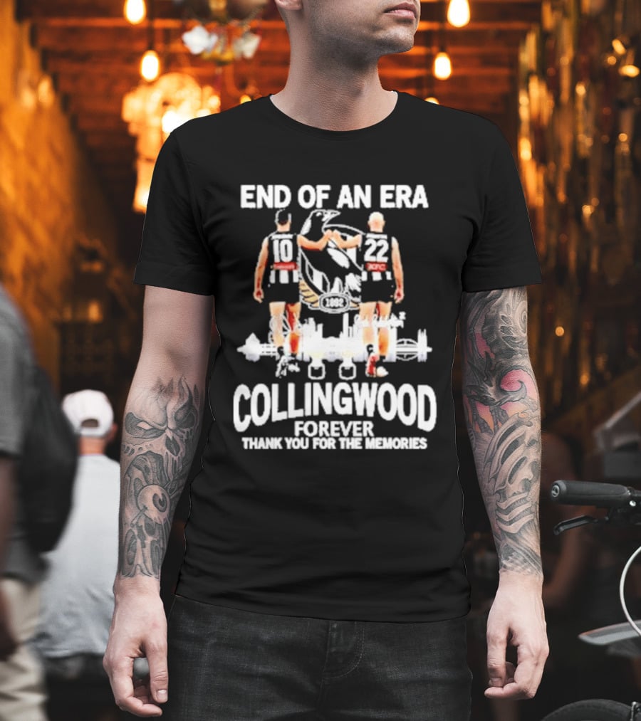 End Of An Era Collingwood Forever Thank You For The Memories T-Shirt